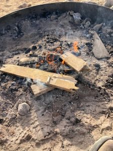 מדורה שעשינו בטיול